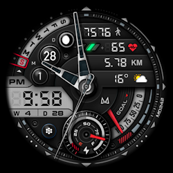 MD242 Hybrid watch face