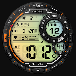 MD297 Digital watch face