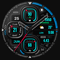 MD302 Analog watch face