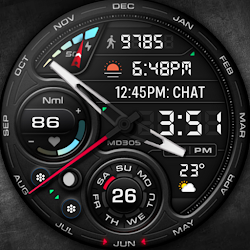 MD305 Analog watch face
