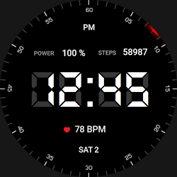 Minimal 70 Digital Watch Face