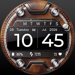 MJ207 Lux Leather Digit Watch