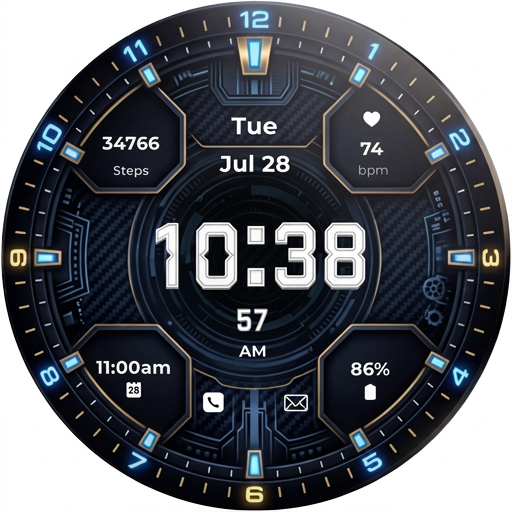 Neo Matrix Watch Face Mono30