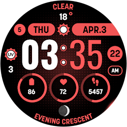 MOON KNIGHT Digital Watch Face