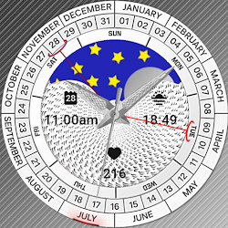 N-SPORT787 WhiteMoon WatchFace
