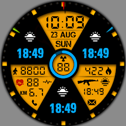 Nuclear Tactical Watch Face