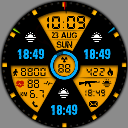 Nuclear Tactical Watch Face