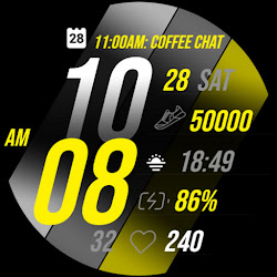 Animated Flash Watch Face 044