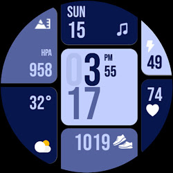 Blocks Animated Watch Face 045