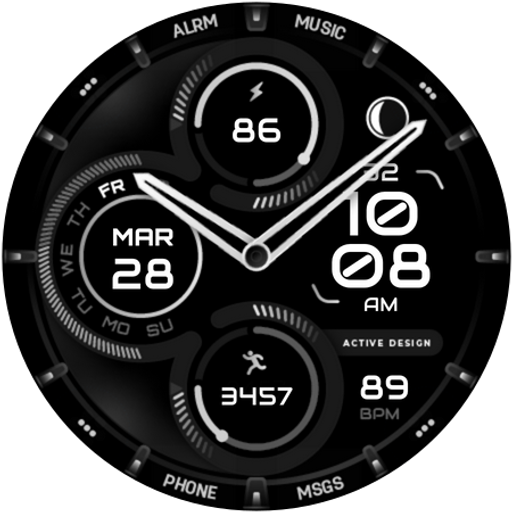 Perpetual: Hybrid Watch Face