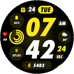 PIXEL SPORT PRO Watch Face