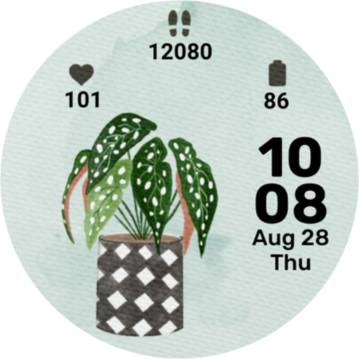 Plantastic watch face-5 Themes