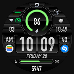 PRADO 11 Digital Watch Face