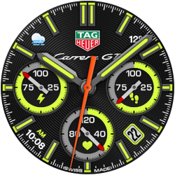 TAG HEUER CARRERA 4 Watch Face