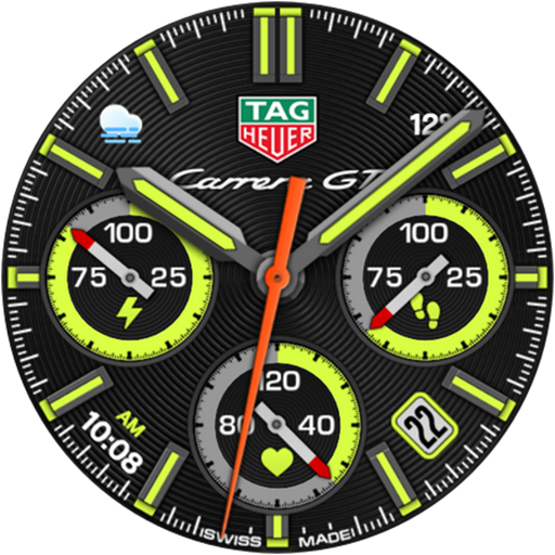 TAG HEUER CARRERA 4 Watch Face