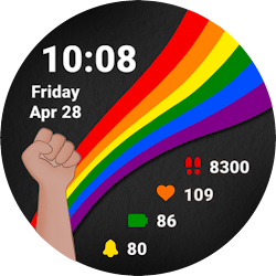 Pride Watch Face Animated