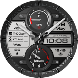 PT05 Hybrid Watch Face