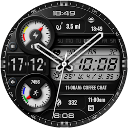 PT09 Hybrid Watch Face
