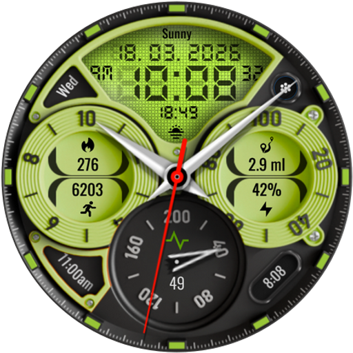 PT30 Hybrid Watch Face