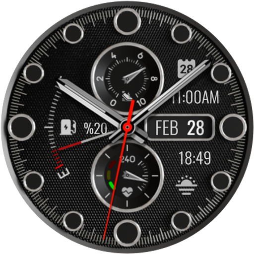 PT39 Hybrid Watch Face