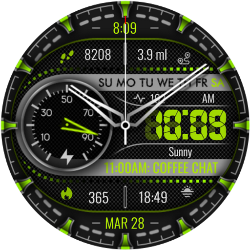 PT40 Hybrid Watch Face