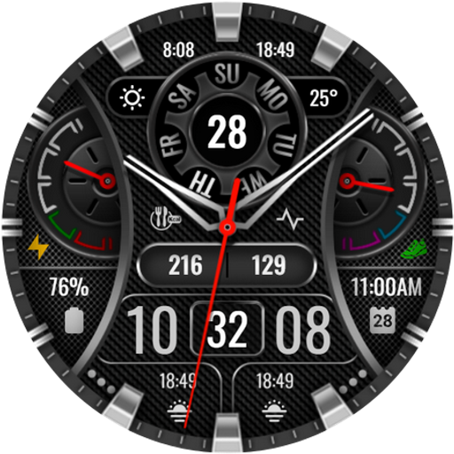PT43 Hybrid Watch Face