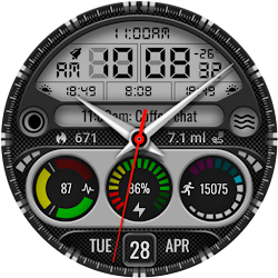 PT44 Hybrid Watch Face