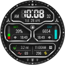 PT45 Hybrid Watch Face