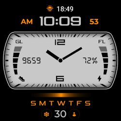 Retro - Digilog | watch face