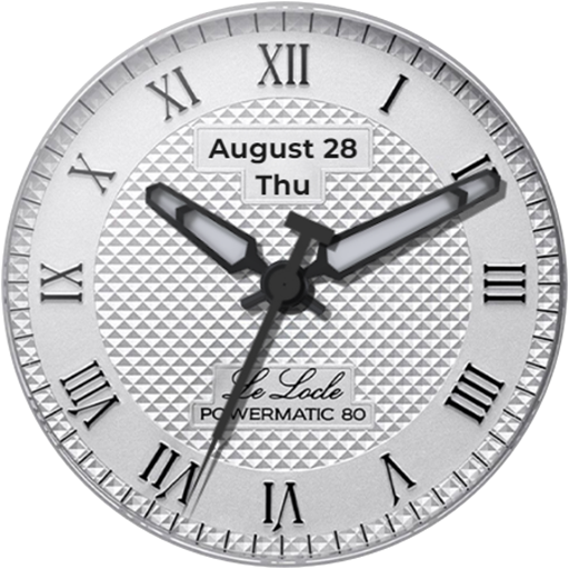 Roman analog minimal watch