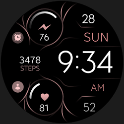 Rose Gold Elegant 2 watch face