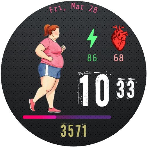 Running Woman Watch Face