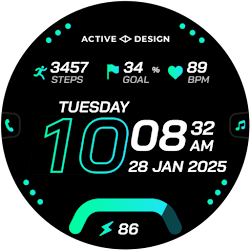 Rush: Digital Watch Face