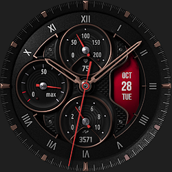 S4U Monterey analog watch face