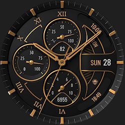 S4U Obsidian analog watch face