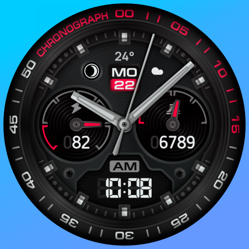 SH013 Watch Face, WearOS watch