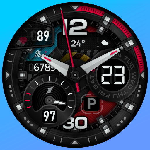 SH016 Watch Face, WearOS watch