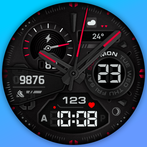 SH078 Watch Face, WearOS watch