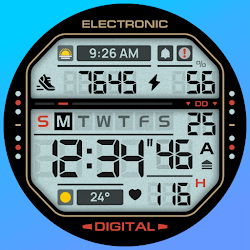 SH100 Watch Face, WearOS watch