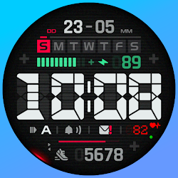 SH102 Watch Face, WearOS watch