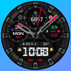 SH104 Watch Face, WearOS watch