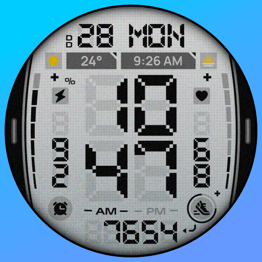 SH105 Watch Face, WearOS watch