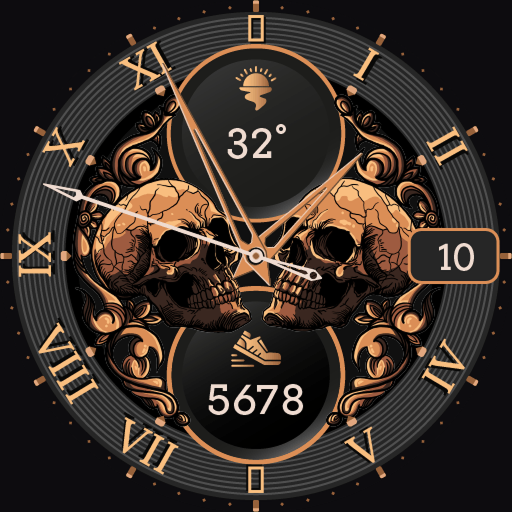 Skulls Watch Face