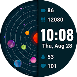 Space Dial Animated watch face