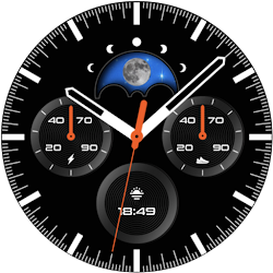 Sporty Classic Watch Face