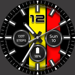 Striped Analog WF Wear OS 5+