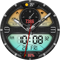 Hybrid SINUGAT WS10 Watch face