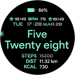 Text Basic 3B Eng Wear OS 5+