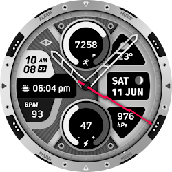 Titanium: Hybrid Watch Face