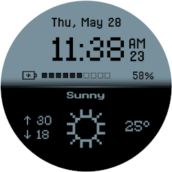 8-Bit Weather Watchface